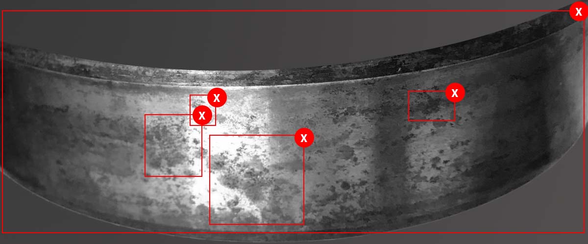 Bearing defect inspection