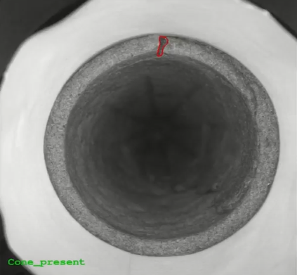 Surface crack defect